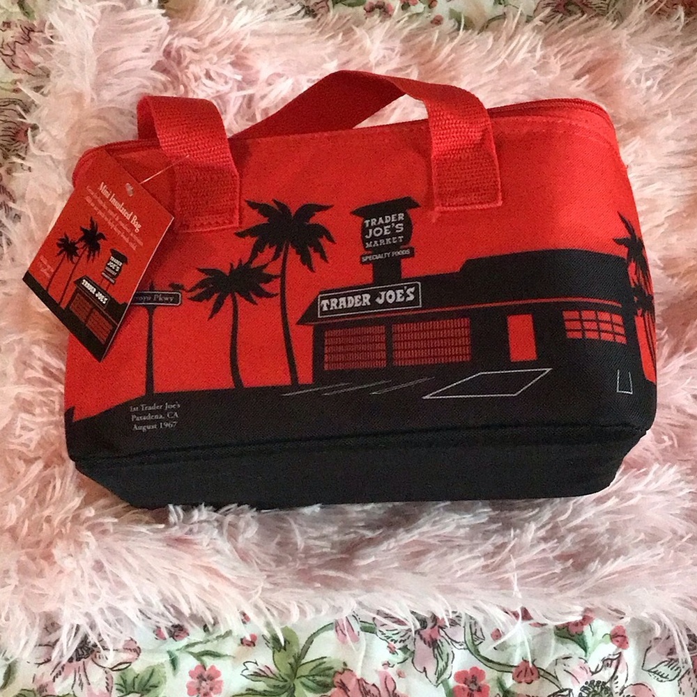 New Trader Joe's Red Mini Insulated Bag